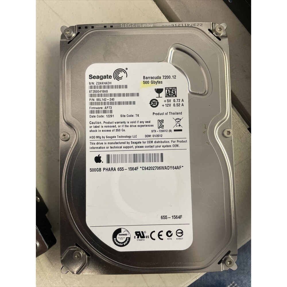 st3500418as Seagate Barracuda 9SL142–240￼ 500 Gb Hard drive  Apple 🍎 Certified